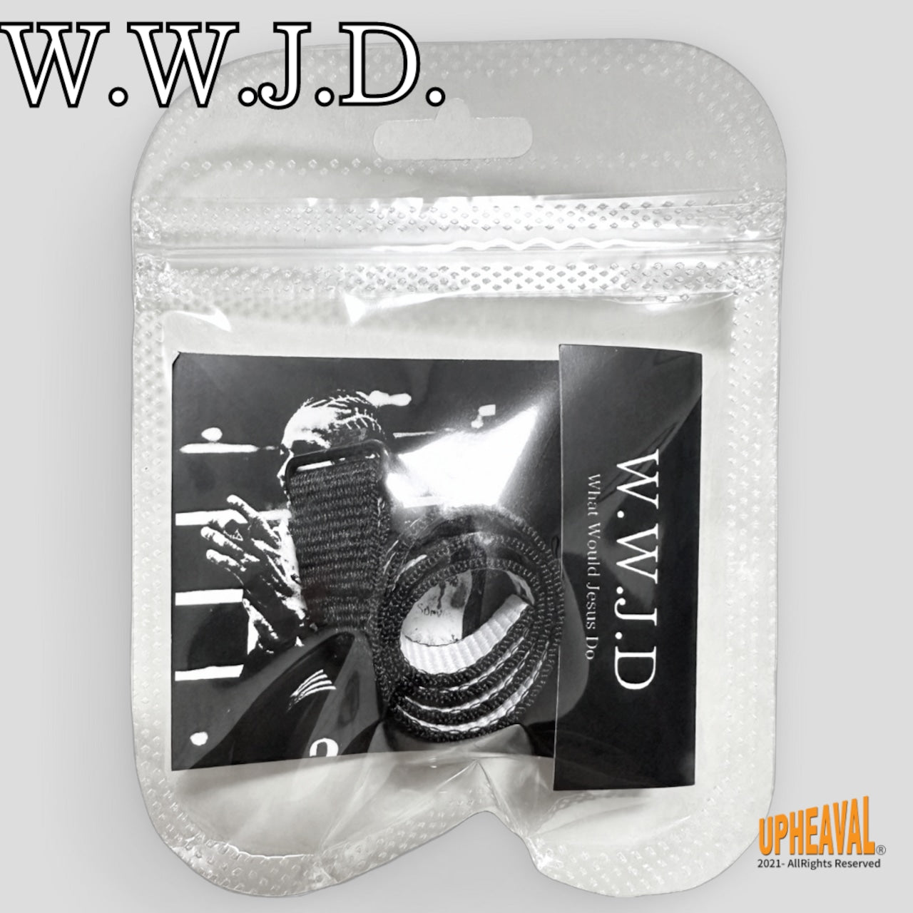 W.W.J.D. What would Jesus do リストバンド