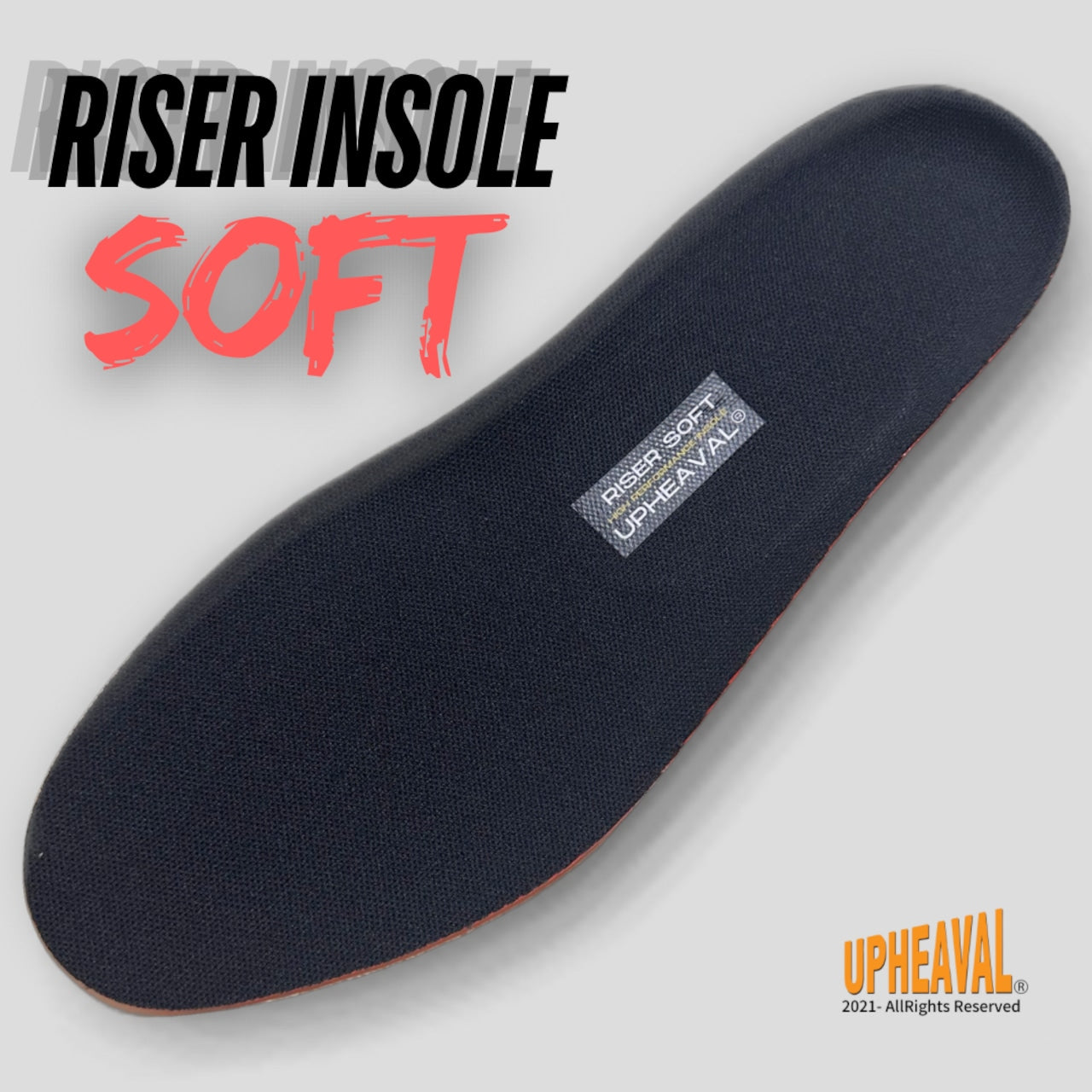 RISER INSOLE SOFT ライザーインソール ソフト 高い安定性と高反発 ダッシュ力とジャンプ力,シュートの飛距離アップ CARBON