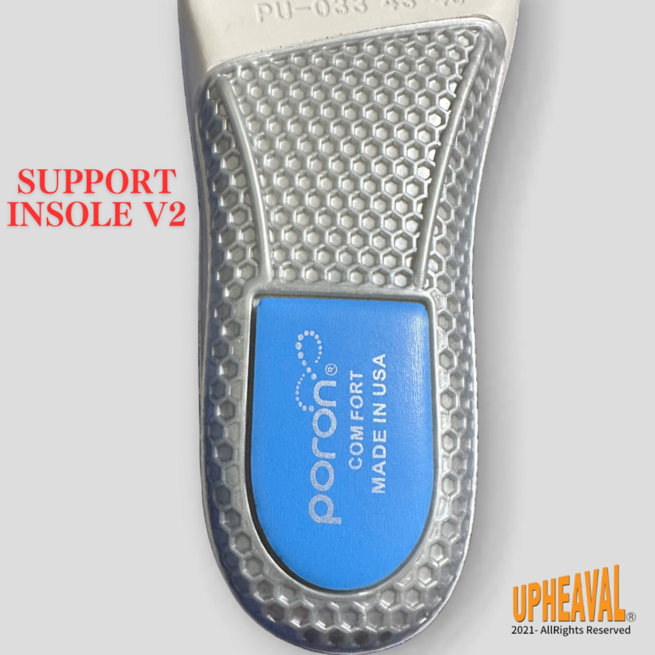 SUPPORT INSOLE V2 サポートインソール V2 足裏の痛み改善 大型PORON搭載モデル