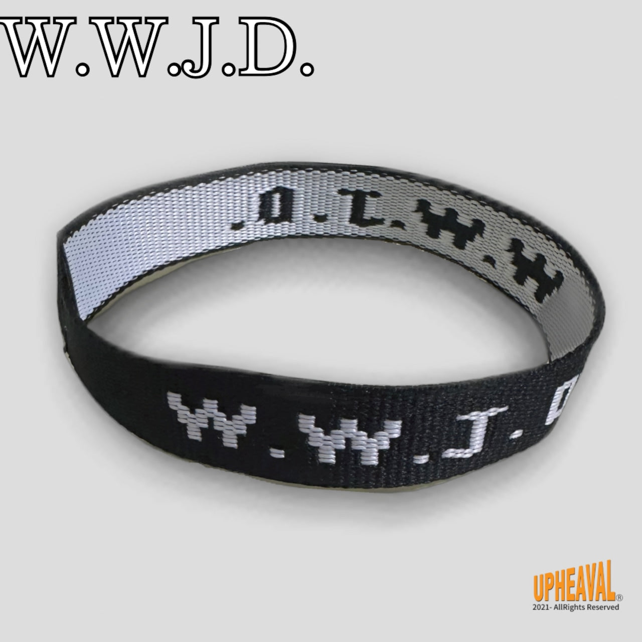 W.W.J.D. What would Jesus do リストバンド