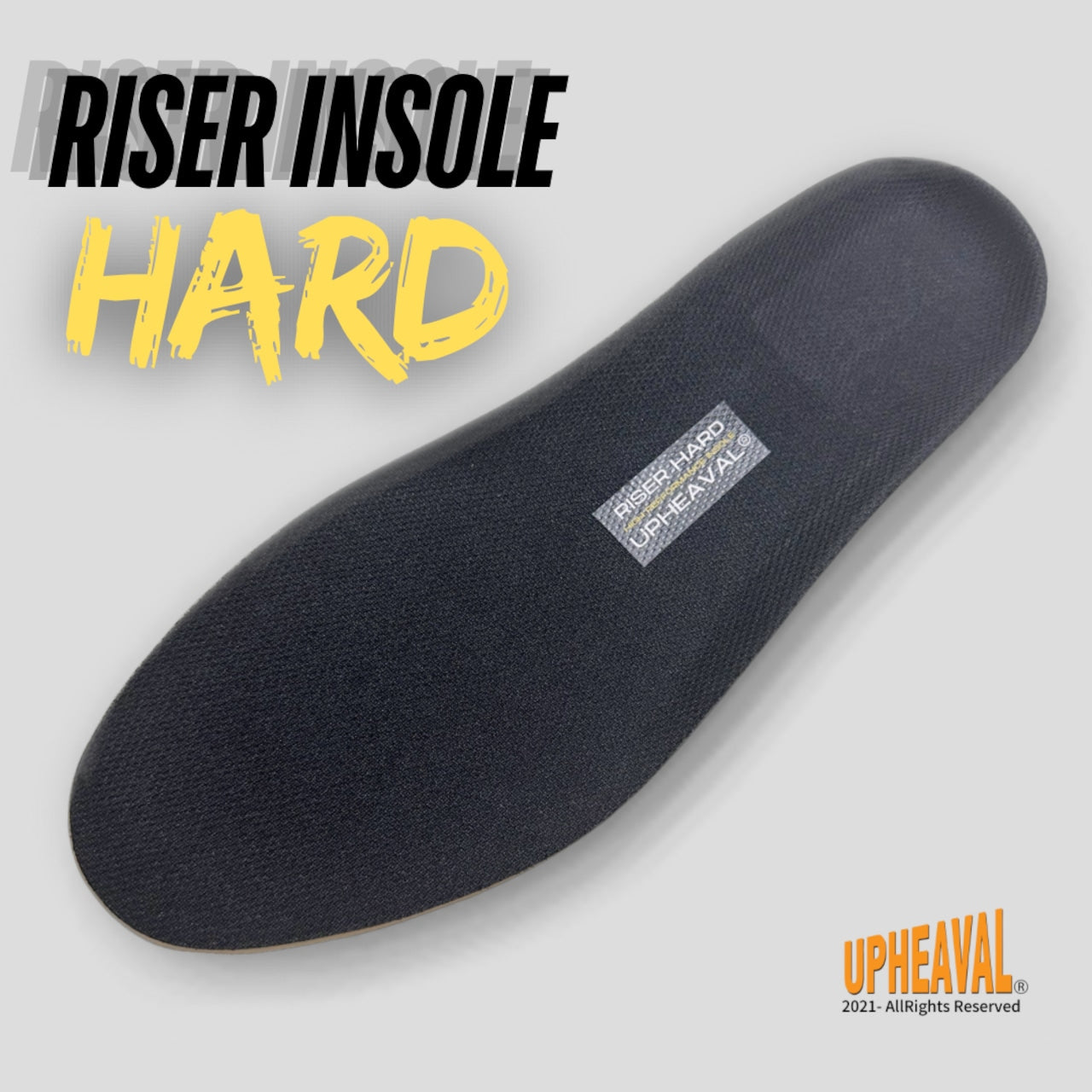 RISER INSOLE HARD ライザーインソール ハード 高い安定性と超高反発 ダッシュ力とジャンプ力,シュートの飛距離アップ CARBON