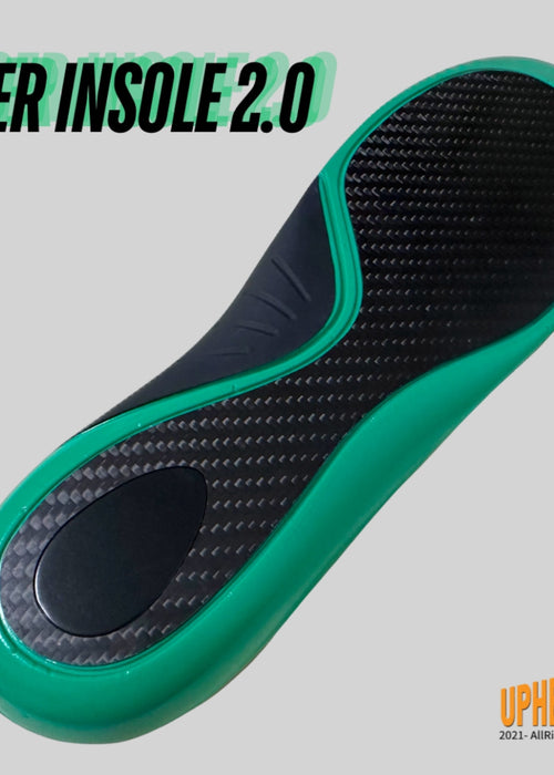 RISER INSOLE 2.0 ライザーインソール 2.0 高い安定性と超高反発と衝撃吸収 ダッシュ力とジャンプ力,シュートの飛距離アップ CARBON