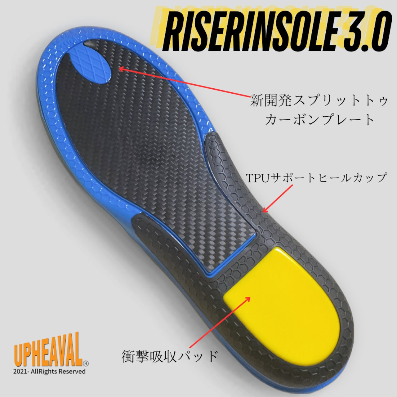 RISER INSOLE 3.0 ライザーインソール 3.0