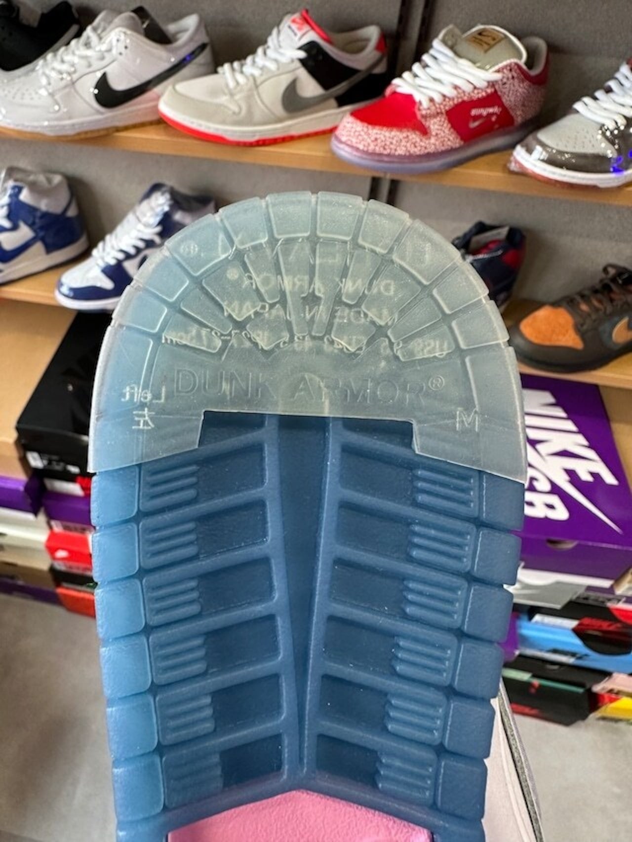 DUNK ARMOR Ballistic Limited ダンクアーマー バリスティック リミテッド Transparent クリア ヒールプロテクター