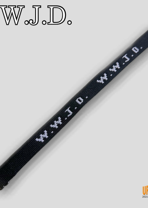 W.W.J.D. What would Jesus do リストバンド